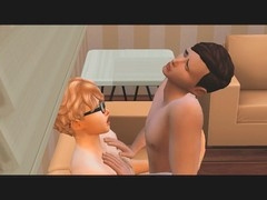 Gay porn Machinima in Sims 4 - Private lessons