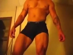 latino bodybuilder tortures str8 guy - 2
