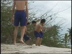 Seven Asian Twinks Suck and Jerk