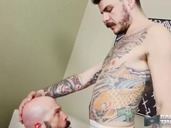 Luke Harding And Mickey Carpathio raw drilling with massive cumshots