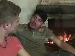 Muscled Latino gay hunk pounds some ass and gets his dick sucked