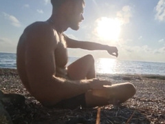 Joy on the beach