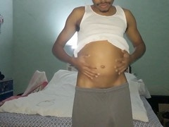 Massive belly inflation for gay pleasure