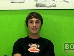 Interviewed Twink Junior Ray Finger Fucks Himself And Jerks