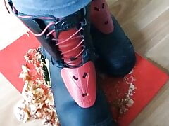 Haix Fire Hero 2 firefighter boots crush lasagne