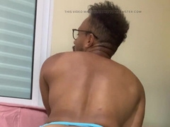 Phat man rod pounding my furry black bootie