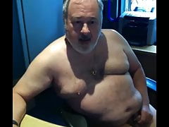 grandpa stroke on webcam