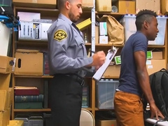 GayShoplifter - teen 18+ shoplifter punished by a horny mallcop