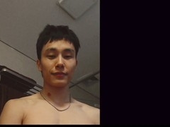 Korean jerkoff roleplay with domination and hard cock