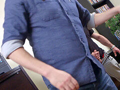 Rubdown, big cock, oral job