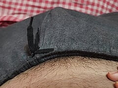 Desi Boy Hairy Dick Skin Pull Off and Masturbating