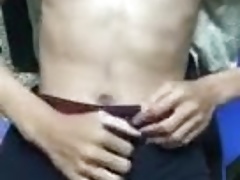 asian guy wanking