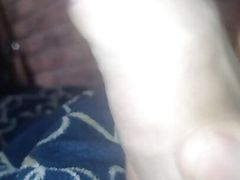playing and masturbating on my mother-in-law's feet