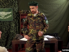 Rene Sava and Leonel Russell got their first order from the general