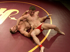 Landon Conrad fighting Doug Acre to get to the finals