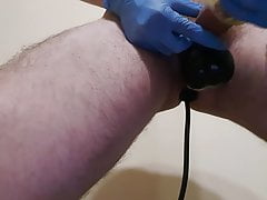 butt plug, fleshlight, milking with latex gloves
