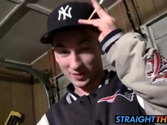 Paradox likes stripping and stroking his cock in the shower