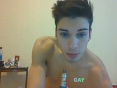Web cam Lad Masturbates Off
