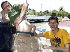 Outdoor anal porn with Mike King and JT Knightly