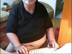 grandpa stroke on webcam
