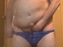 Jacked off, fat grandpas, dirty talk jerking off