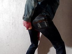 self-fuck in Jeans