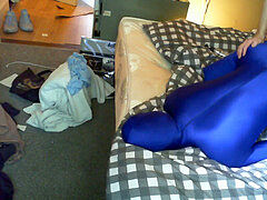 insatiable lycra zentai plumbed by his acquaintance