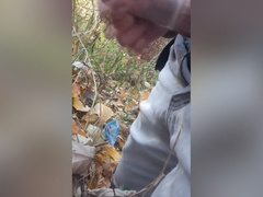 I Found Strange Used Condoms In Forest And Jerk With Them3