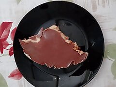 Extra cream top the cake