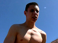 draped Rob Farro draining Off Outdoors