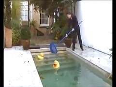 Gay Twink Pool Cleaner having Sex with his Customer.