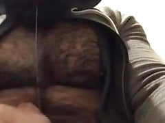 Hairy arab jerk off