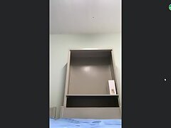 Slender Asian guy is about to put on a webcam masturbation show