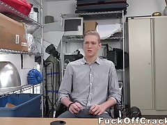 Sexy ass white guy gets filled up with large black dick boss