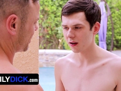 Fresh Step Parent Builds A Bond With Lad Step Stepson By Fellating Him Off - FamilyDick