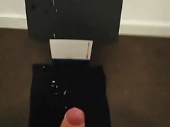 Shooting a big load of cum out of my uncut cock cumshot