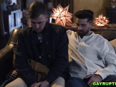 Chris Damned gets sexual gratification from Ryan Jordans salami