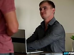 GayForced.com - Naughty Boyfriends Hardcore Fucking Threesome in Hotel