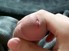Bouncing my dick in my own cum