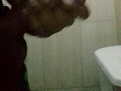 Masturbation in the bathroom while you work