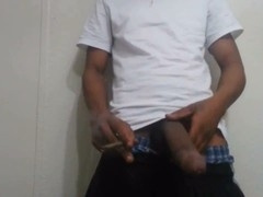 Enormous black cock Mandingo swings for ebony Monster Handjob