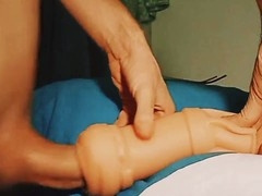 Super hot shaft gets a handjob in a sweet spot