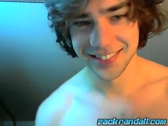 Ultra-Kinky jock Zack Randall bj's his own spunk-pump and milks off (Meaty Wood)