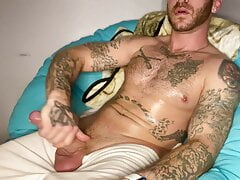 DamianD jerkin a lil with big uncut cock
