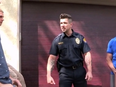 Officer Ducati fucks a gay twink