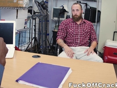 Handsome redneck butt fucked for cash at casting