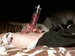 Pumped Up Fat White Cock For Bald Cunni
