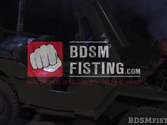 Trey and Ricky take turns working Mason's gaping hole till it stands at attention.