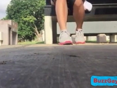 Gay jerks in public 5