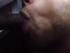 Latino Sucking BBC At Gloryhole